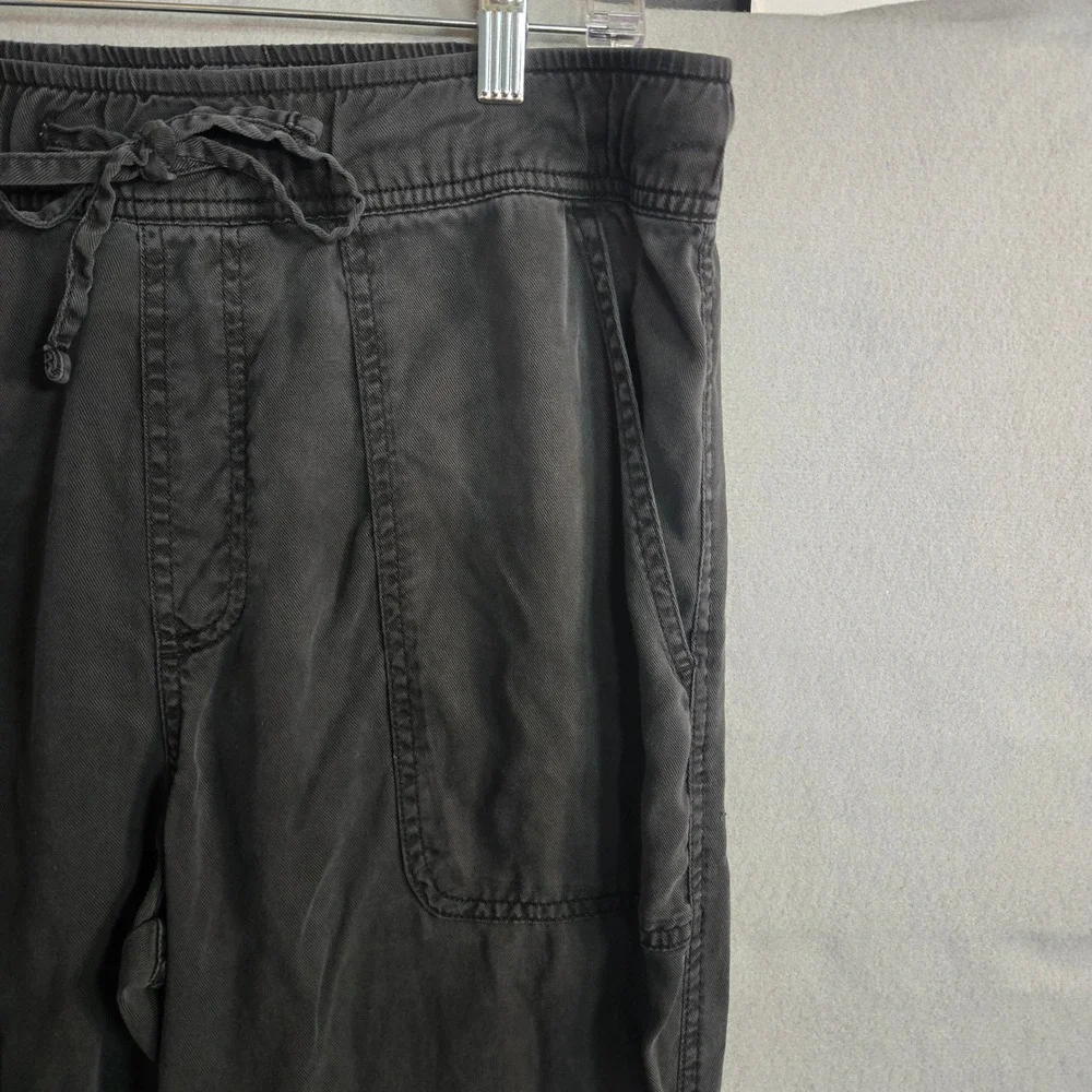 Orvis Faded Black Cargo Pants Elastic Drawstring Utility Gorpcore Men's M